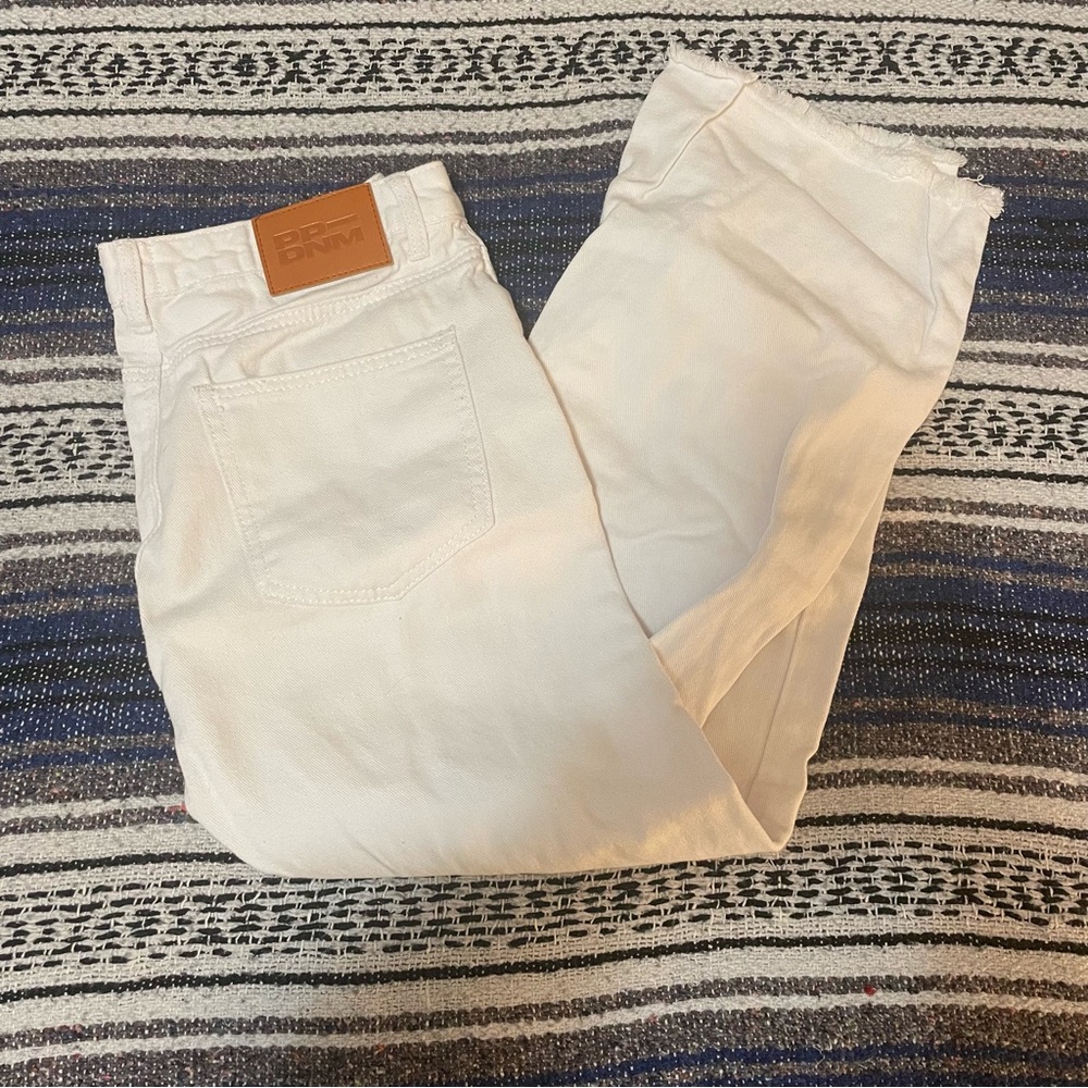 Princess Polly ripped white jeans